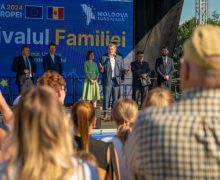 Maia Sandu, Igor Grosu și eurodeputatul Siegfried Mureșan au participat la Festivalul Familiei la Ungheni