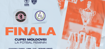 Astăzi are loc finala Cupei Moldovei la fotbal feminin