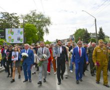 Maxim Moroșan, la Marșul Victoriei la Bălți: Suntem urmașii eroilor care au adus pace în întreaga lume