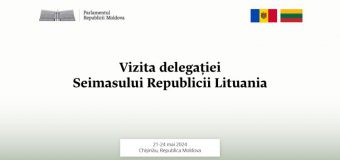 O delegație de parlamentari lituanieni efectuează o vizită în Republica Moldova