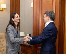 Dorin Recean și-a luat rămas bun cu șefa adjunctă a misiunii Ambasadei Statelor Unite ale Americii în Republica Moldova, Laura Hruby