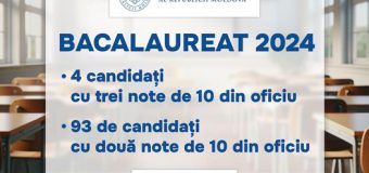 4 elevi vor obține trei note de 10 din oficiu și alți 93 – două note de 10 din oficiu