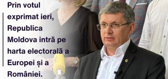 Igor Grosu: Prin votul exprimat ieri, Republica Moldova intră pe harta electorală a Europei și a României