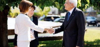 Maia Sandu l-a găzduit la Chișinău pe Președintele Republicii Italiene, Sergio Mattarella