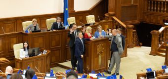 Șapte deputați au fost sancționați, fiind interzisă participarea lor la următoarele cinci ședințe plenare ale Parlamentului