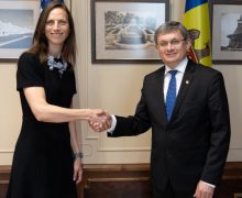 Igor Grosu a avut o întrevedere de rămas-bun cu șefa adjunctă a misiunii la Ambasada SUA, Laura Hruby