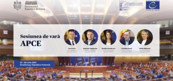 Delegația Parlamentului Republicii Moldova participă la sesiunea de vară a APCE