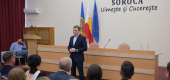 Dorin Recean, la Soroca: Trebuie să accelerăm cooperarea între localități, să regionalizăm serviciile