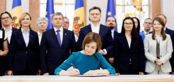 Maia Sandu a semnat Decretul privind inițierea negocierilor de aderare a Republicii Moldova la Uniunea Europeană