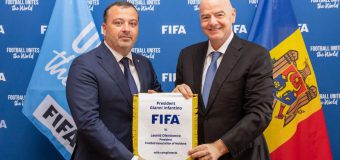 Leonid Oleinicenco a avut o întâlnire oficială cu Președintele FIFA