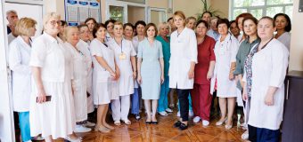 Maia Sandu, la Florești, a participat la deschiderea centrului primar de acordare a asistenței în cazul accidentelor vascular-cerebrale