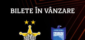 Bilete la meciul FC Sheriff – FK Zirä (Azerbaidjan)