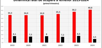 Cea mai mare rată de ocupare a forței de muncă în rândul femeilor din ultimii 6 ani