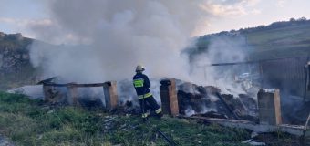 Pompierii IGSU au reușit salvarea mai multor animale domestice dintr-un incendiu produs în raionul Briceni