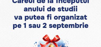 Careul dedicat începutului anului școlar poate fi organizat pe 1 sau 2 septembrie 2024