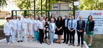 La Institutul de Ftiziopneumologie „Chiril Draganiuc” a fost inaugurată stația de producere a oxigenului medical