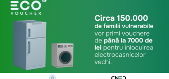 Circa 150 mii de familii vor primi vouchere în valoare de 7 mii lei pentru a înlocui electrocasnicele vechi