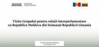 O delegație din Seimasul Republicii Lituania va efectua o vizită în Republica Moldova