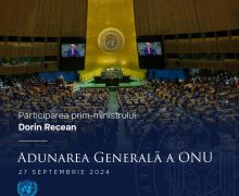 Dorin Recean conduce delegația Republicii Moldova la cea de-a 79-a sesiune a ONU