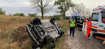 Accident rutier grav în sudul țării. 2 persoane au decedat, alte 3 persoane au fost transportate de urgență la spital