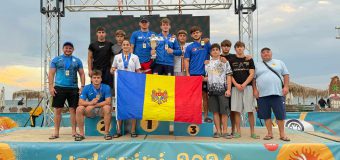 Luptătorii din Republica Moldova au participat la Campionatul Mondial de lupte pe plajă