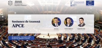 Delegația Parlamentului Republicii Moldova participă la sesiunea de toamnă a APCE