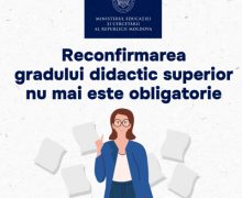 Reconfirmarea gradului didactic superior nu mai este obligatorie