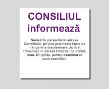 Consiliul pentru egalitate a transmis sesizările privind discursurile de ură și discriminare în contextul turului II la prezidențiale Direcției de poliție a mun. Chișinău