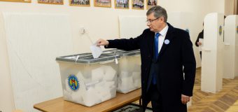 Igor Grosu: Am votat alături de membrii familiei mele, inclusiv de fiica mea, care a votat pentru prima dată