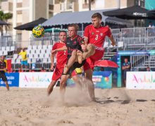 Fotbal pe plajă. Moldova a învins Belgia cu 5-2 și s-a calificat în optimile de finală ale preliminariilor Cupei Mondiale