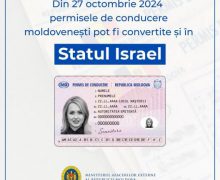 Cetățenii Republicii Moldova aflați în Israel își pot converti permisele de conducere auto