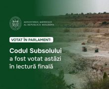 Parlamentul a aprobat Codul Subsolului