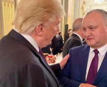 Igor Dodon l-a felicitat pe Donald Trump cu aluzie la „victoria convingătoare cu voturile din țară”