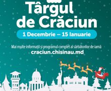 Pe 1 decembrie va fi lansat Târgul de Crăciun în Chișinău