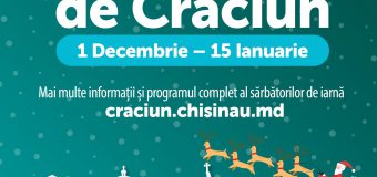 Pe 1 decembrie va fi lansat Târgul de Crăciun în Chișinău