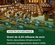 Grant de 4,34 mln. euro pentru gestionarea deșeurilor, aprobat de Parlament