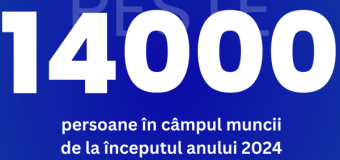 Peste 14 000 de persoane au fost plasate în câmpul muncii de la începutul anului de Agenția Națională de Ocupare a Forței de Muncă