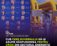 CUB cere Guvernului să-și asume răspunderea pentru criza din sectorul energetic