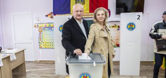 Igor Dodon a votat pentru „echilibru, lege și dreptate”