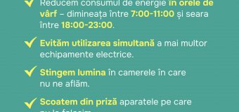 Maia Sandu îndeamnă cetățenii să reducă consumul de energie