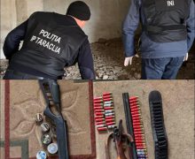 Percheziții în sudul țării: polițiștii au ridicat mai multe arme și muniții în raioanele Vulcănești și Taraclia