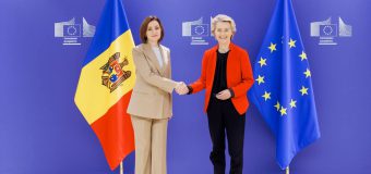 Maia Sandu s-a întâlnit la Bruxelles cu Președinta Comisiei Europene