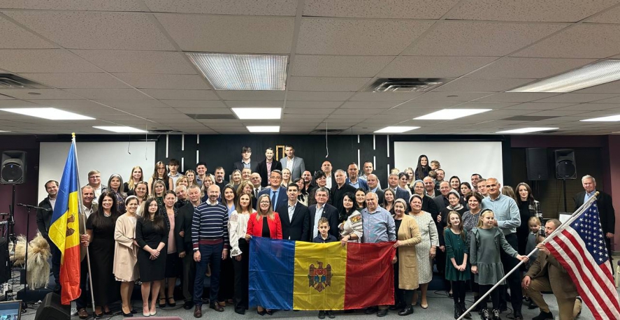 Mihai Popșoi și Igor Grosu au discutat cu Diaspora moldovenească din Carolina de Nord