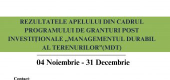 AIPA a finalizat procesul de recepționare a cererilor în pentru managementul durabil al terenurilor