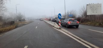 Trafic aglomerat la PTF Leușeni