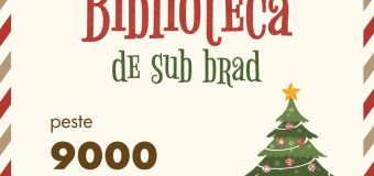 Campania „Biblioteca de sub brad” a adunat peste 9 000 de cărți