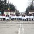 Activiștii Partidului Republican „INIMA MOLDOVEI” au organizat un protest împotriva cheltuielilor mari pentru militarizare de la Ministerul Apărării