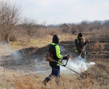 Salvatorii și pompierii au desfășurat activități de prevenire a incendiilor de vegetație uscată