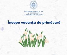 De astăzi până pe 9 martie elevii sunt în vacanța de primăvară