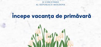 De astăzi până pe 9 martie elevii sunt în vacanța de primăvară